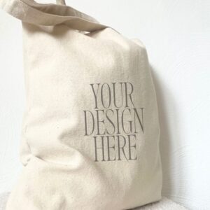 canvas tote bag mockup