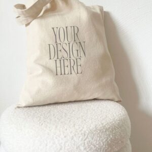 real tote bag mockup Liberty Bags )AD113